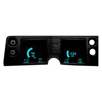 Intellitronix® - Direct Fit LED Digital Gauge Panel, Teal