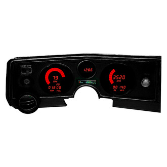 Intellitronix® - Direct Fit LED Digital Gauge Panel, Red