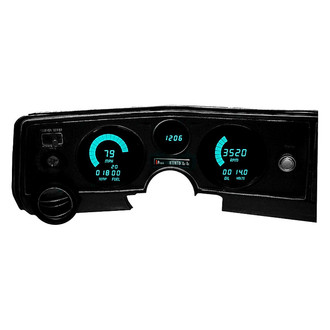 Intellitronix® - Direct Fit LED Digital Gauge Panel, Teal