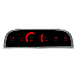 Intellitronix® - Direct Fit LED Digital Gauge Panel, Red
