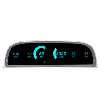 Intellitronix® - Direct Fit LED Digital Gauge Panel, Teal