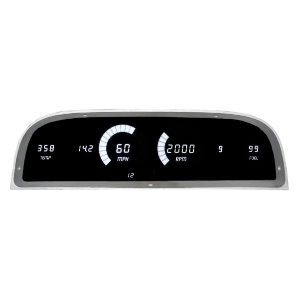 Intellitronix® DP6001W Direct Fit LED Digital Gauge Panel, White