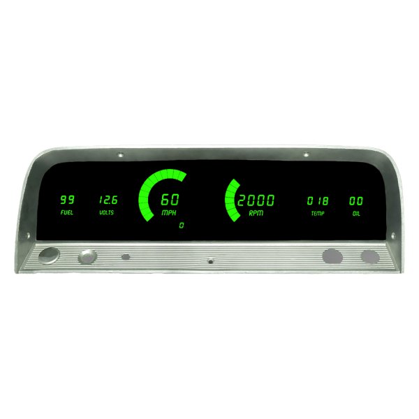 Intellitronix® - Direct Fit LED Digital Gauge Panel, Green