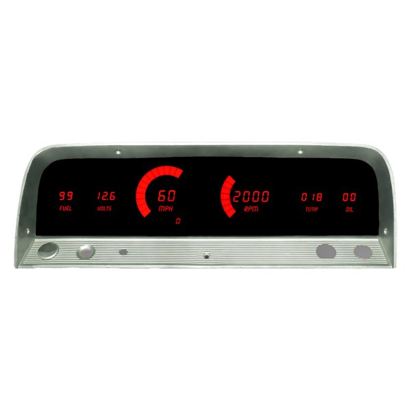Intellitronix® - Direct Fit LED Digital Gauge Panel, Red