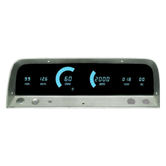 Intellitronix® - Direct Fit LED Digital Gauge Panel, Teal