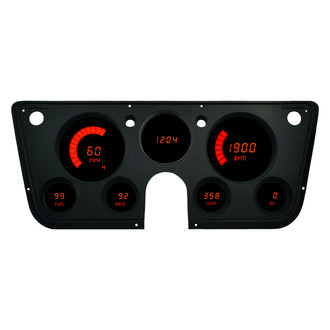 Intellitronix® - Direct Fit LED Digital Gauge Panel, Red