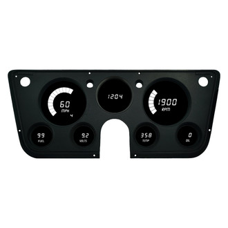 Intellitronix® - Direct Fit LED Digital Gauge Panel, White