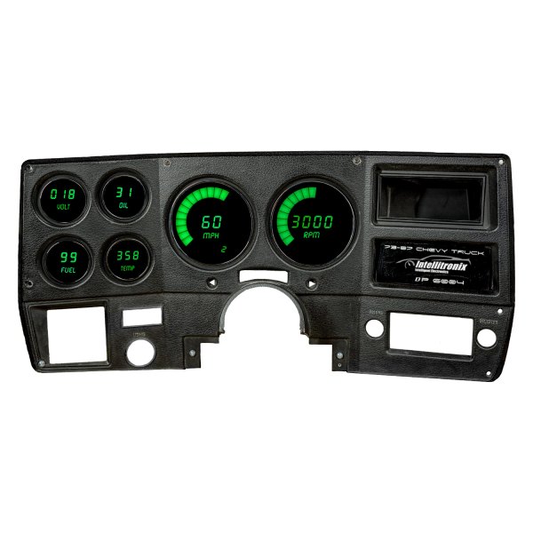 Intellitronix® - Direct Fit LED Digital Gauge Panel, Green