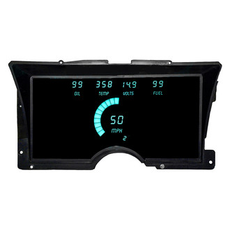 Intellitronix® - Direct Fit LED Digital Gauge Panel, Teal