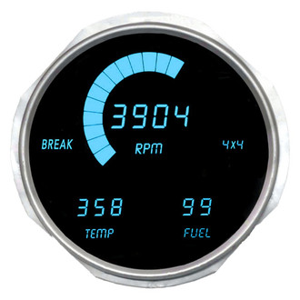 Intellitronix® - Replacement Direct Fit LED Digital Gauge Panel, Teal