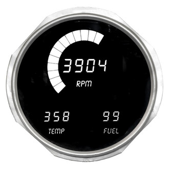 Intellitronix® - Replacement Direct Fit LED Digital Gauge Panel, White