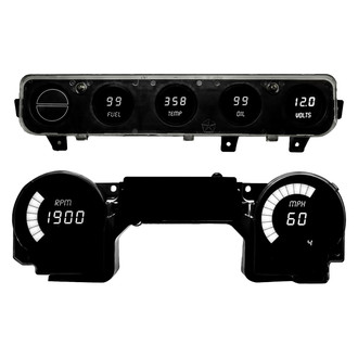 Intellitronix® - Direct Fit LED Digital Gauge Panel, White