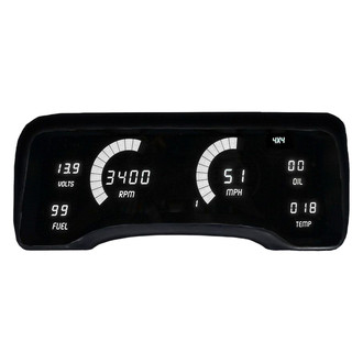 Intellitronix® - Direct Fit LED Digital Gauge Panel, White