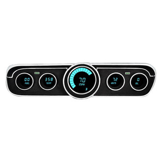 Intellitronix® - Direct Fit LED Digital Gauge Panel, Teal