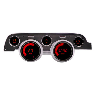 Intellitronix® - Direct Fit LED Digital Gauge Panel, Red