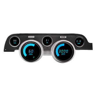 Intellitronix® - Direct Fit LED Digital Gauge Panel, Teal