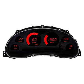 Intellitronix® - Direct Fit LED Digital Gauge Panel, Red