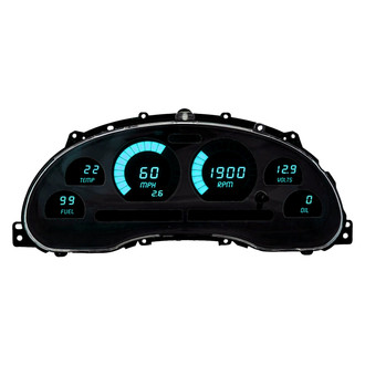 Intellitronix® - Direct Fit LED Digital Gauge Panel, Teal