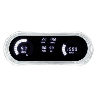 Intellitronix® - Direct Fit LED Digital Gauge Panel, White