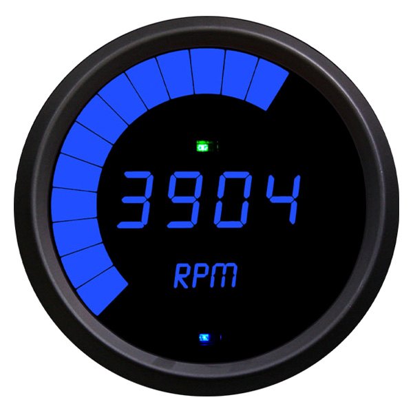 Intellitronix® - 3-3/8" Programmable LED Digital Multi-Programmable Tachometer, Blue, 9999 RPM