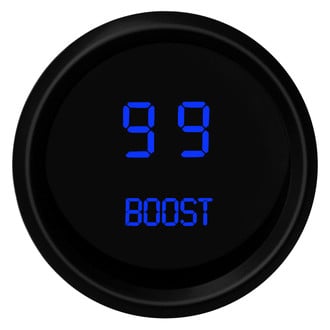 Intellitronix® - 2-1/16" LED Digital Boost Gauge, Blue, 0-30 PSI