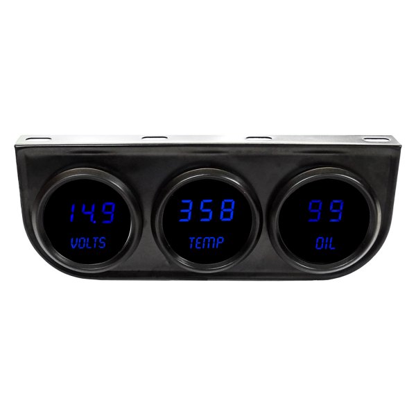 Intellitronix 2-1/16 LED 3-Gauge Digital Panel