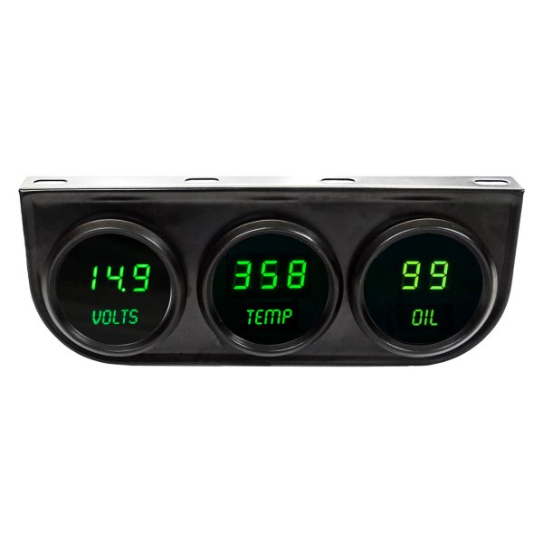 Intellitronix 2-1/16 LED 3-Gauge Digital Panel