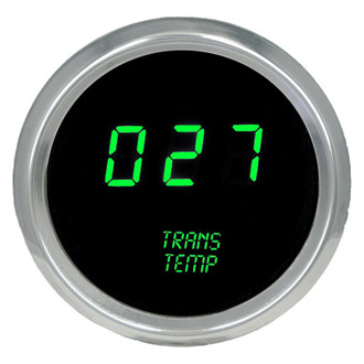 Intellitronix® - 2-1/16" LED Digital Transmission Temperature Gauge, Green, 50-350 F