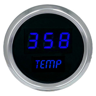 Intellitronix® - 2-1/16" LED Digital Oil Temperature Gauge, Blue, 50-350 F