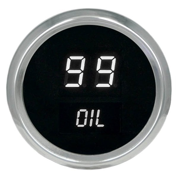 Intellitronix Ms W Led Digital Oil Pressure Gauge White Psi