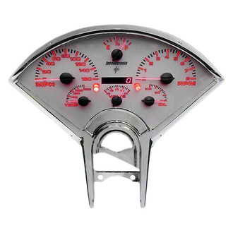 Intellitronix® - White Lightning™ Direct Fit Analog Gauge Panel, Red