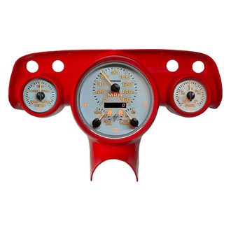 Intellitronix® - White Lightning™ Direct Fit Analog Gauge Panel, Orange