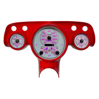 Intellitronix® - White Lightning™ Direct Fit Analog Gauge Panel, Purple