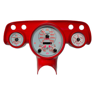 Intellitronix® - White Lightning™ Direct Fit Analog Gauge Panel, Red