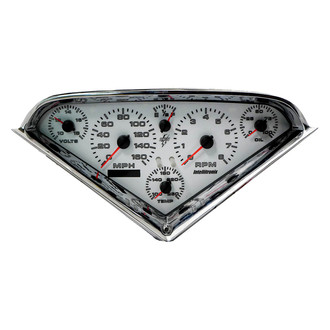Intellitronix® - White Lightning™ Direct Fit Analog Gauge Panel, White