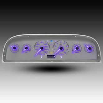Intellitronix® - White Lightning™ Direct Fit Analog Gauge Panel, Purple