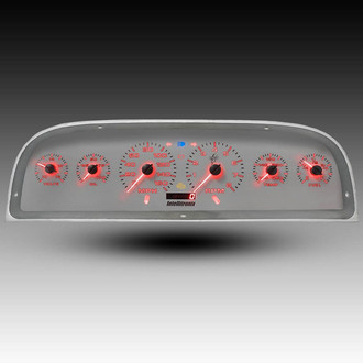 Intellitronix® - White Lightning™ Direct Fit Analog Gauge Panel, Red