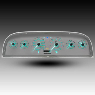 Intellitronix® - White Lightning™ Direct Fit Analog Gauge Panel, Teal