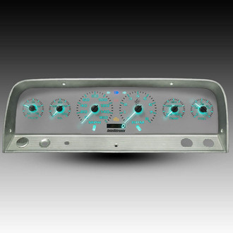 Intellitronix® - White Lightning™ Direct Fit Analog Gauge Panel, Teal