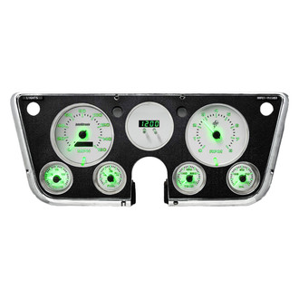 Intellitronix® - White Lightning™ Direct Fit Analog Gauge Panel, Green