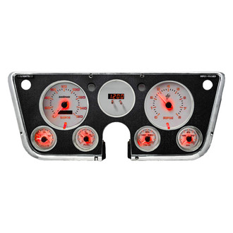 Intellitronix® - White Lightning™ Direct Fit Analog Gauge Panel, Red