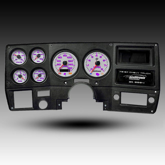 Intellitronix® - White Lightning™ Direct Fit Analog Gauge Panel, Purple