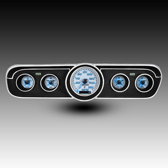 Intellitronix® - White Lightning™ Direct Fit Analog Gauge Panel, Blue