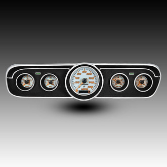 Intellitronix® - White Lightning™ Direct Fit Analog Gauge Panel, Orange