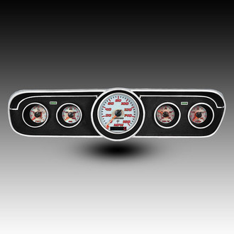 Intellitronix® - White Lightning™ Direct Fit Analog Gauge Panel, Red