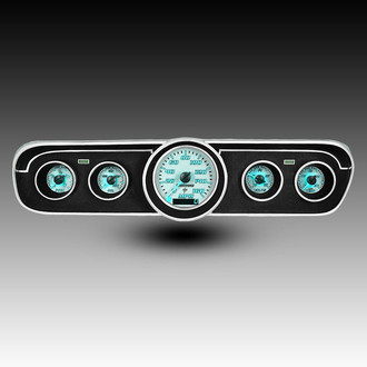 Intellitronix® - White Lightning™ Direct Fit Analog Gauge Panel, Teal