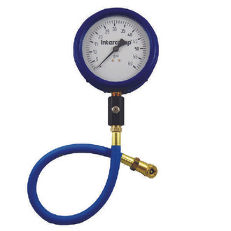 Intercomp® - 0 to 60 psi Glow-In-The-Dark Ultra Deluxe Dial Tire Pressure Gauge