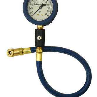 Intercomp® - 0 to 60 psi Liquid Filled Deluxe Dial Tire Pressure Gauge
