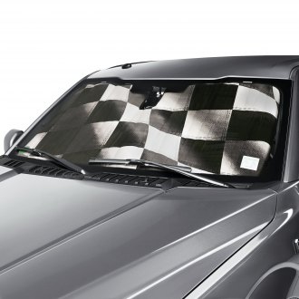 Intro-Tech Stand Up Car Window Windshield Sun Shade for Porsche Standard Size