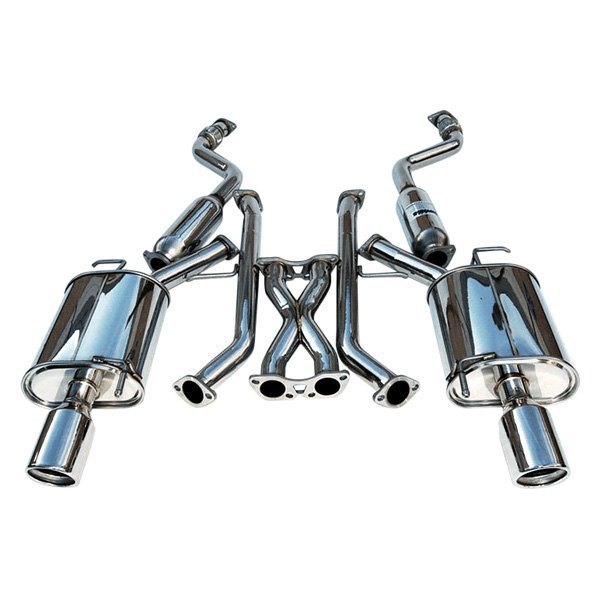 Invidia® - Q300 Stainless Steel Cat-Back Exhaust System with Stainless Steel Rolled Tip